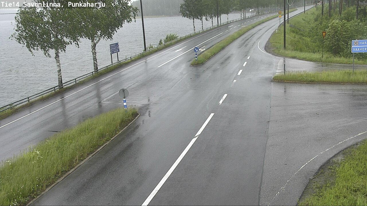Weather Camera Image Road 14 Savonlinna, Punkaharju, Savonlinna, Etelä-Savo