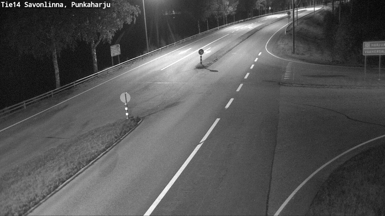 Weather Camera Image Väg 14 Savonlinna, Punkaharju, Savonlinna, Etelä-Savo