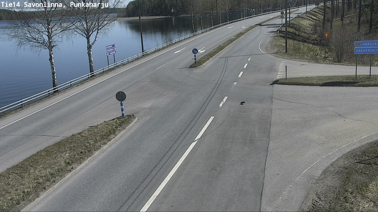 Weather Camera Image Väg 14 Savonlinna, Punkaharju, Savonlinna, Etelä-Savo