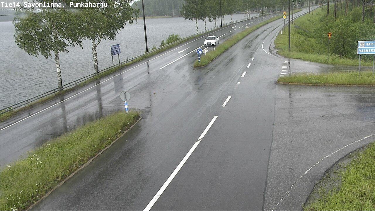 Weather Camera Image Road 14 Savonlinna, Punkaharju, Savonlinna, Etelä-Savo
