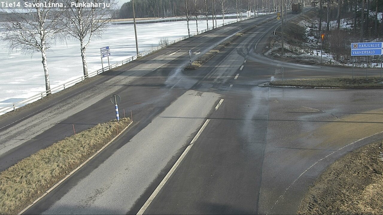 Weather Camera Image Road 14 Savonlinna, Punkaharju, Savonlinna, Etelä-Savo
