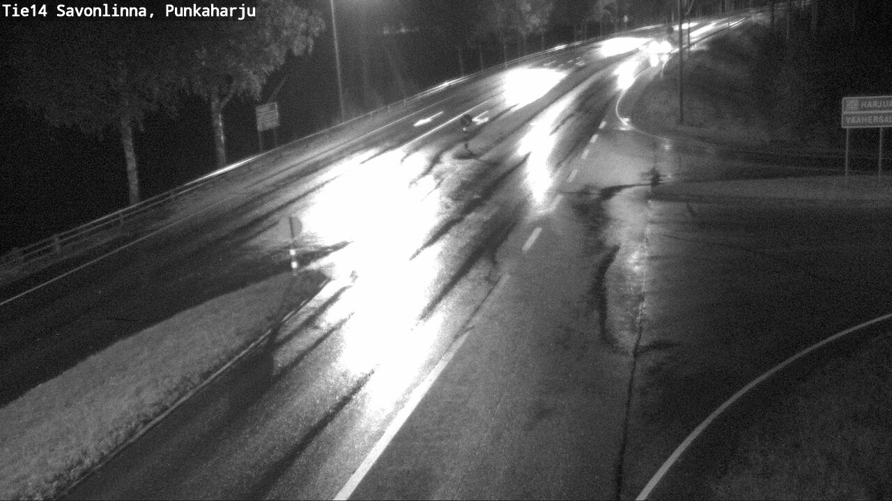 Weather Camera Image Väg 14 Savonlinna, Punkaharju, Savonlinna, Etelä-Savo