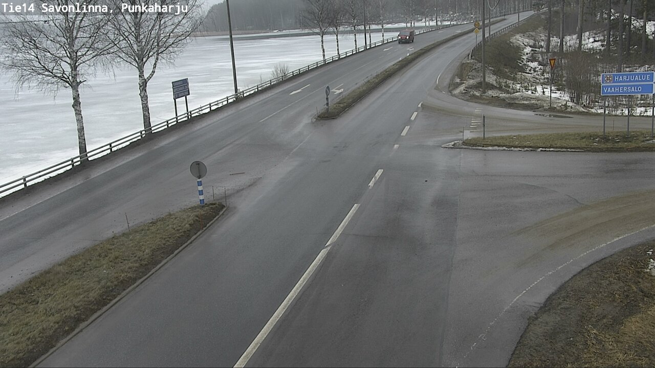 Weather Camera Image Väg 14 Savonlinna, Punkaharju, Savonlinna, Etelä-Savo