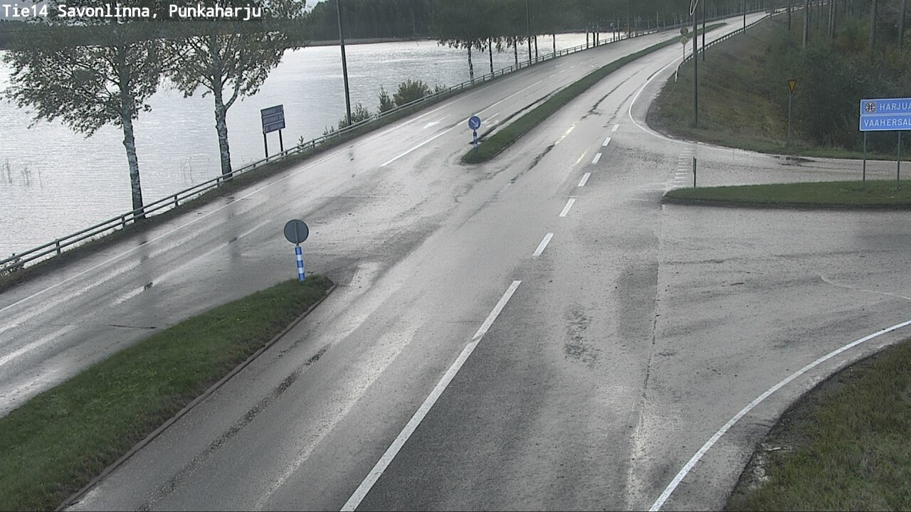 Weather Camera Image Väg 14 Savonlinna, Punkaharju, Savonlinna, Etelä-Savo