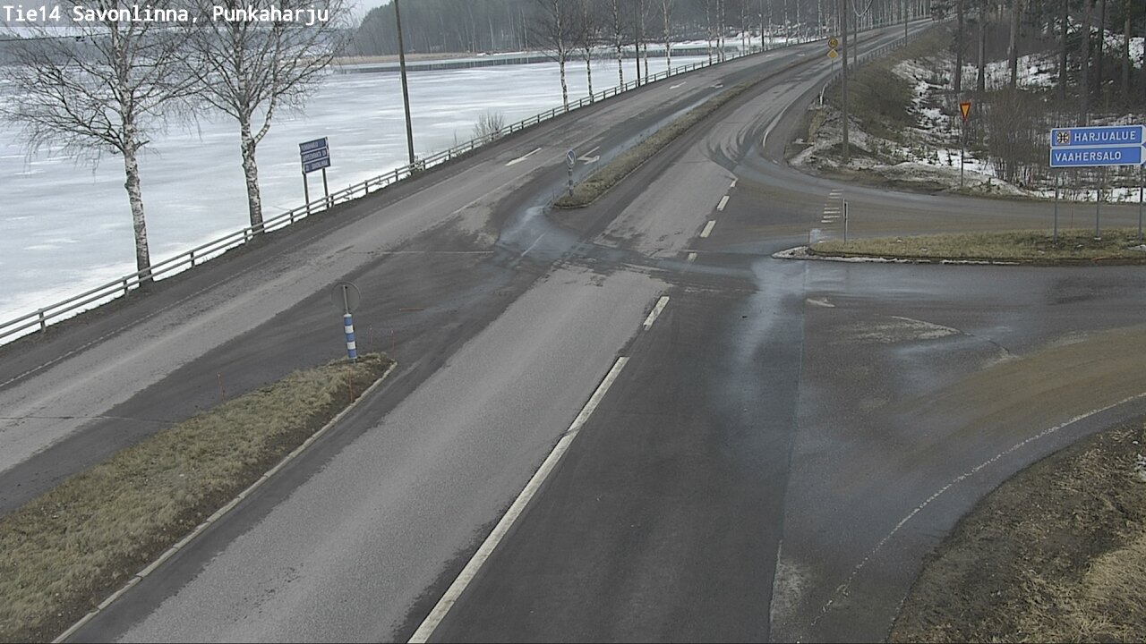 Weather Camera Image Road 14 Savonlinna, Punkaharju, Savonlinna, Etelä-Savo