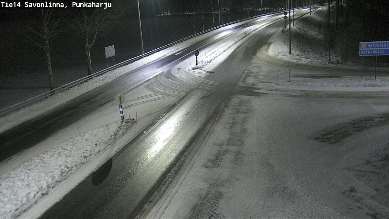Weather Camera Image Väg 14 Savonlinna, Punkaharju, Savonlinna, Etelä-Savo