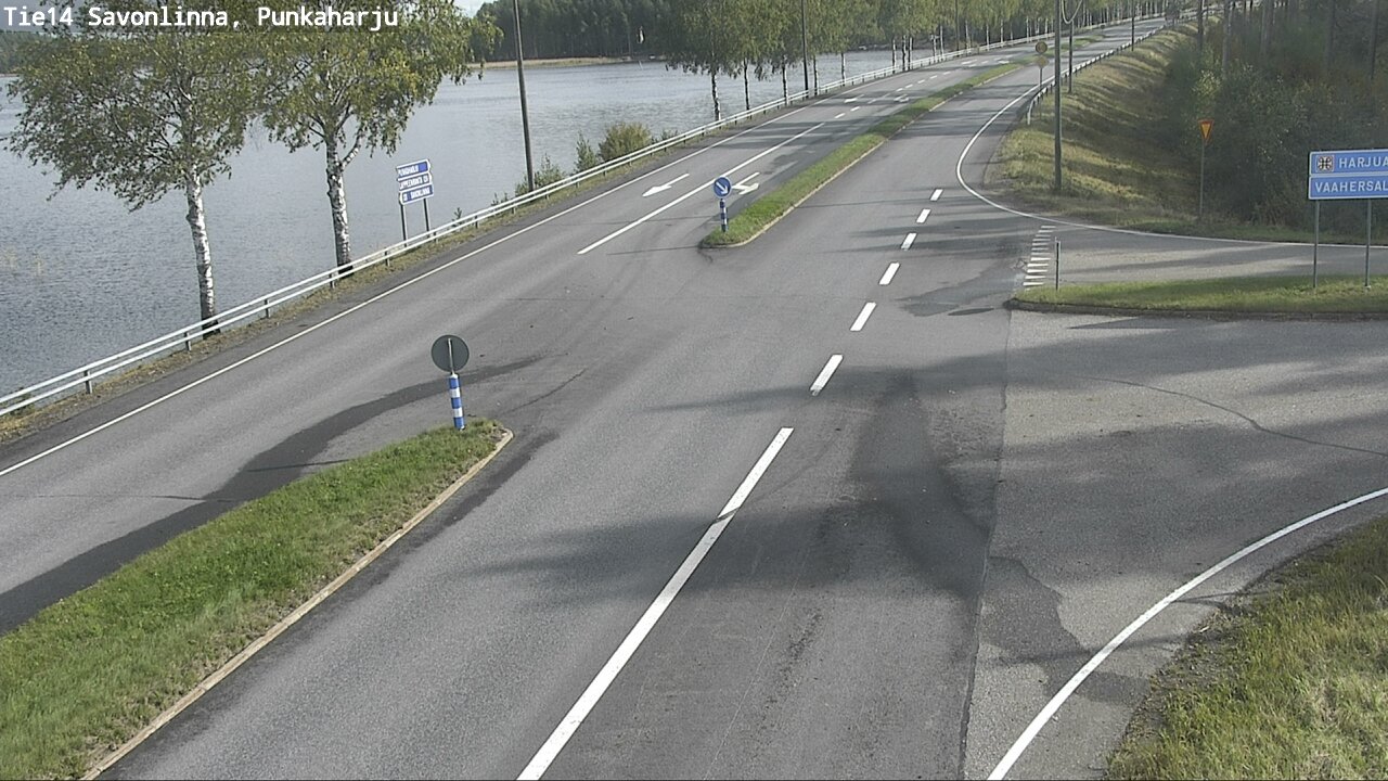 Weather Camera Image Väg 14 Savonlinna, Punkaharju, Savonlinna, Etelä-Savo