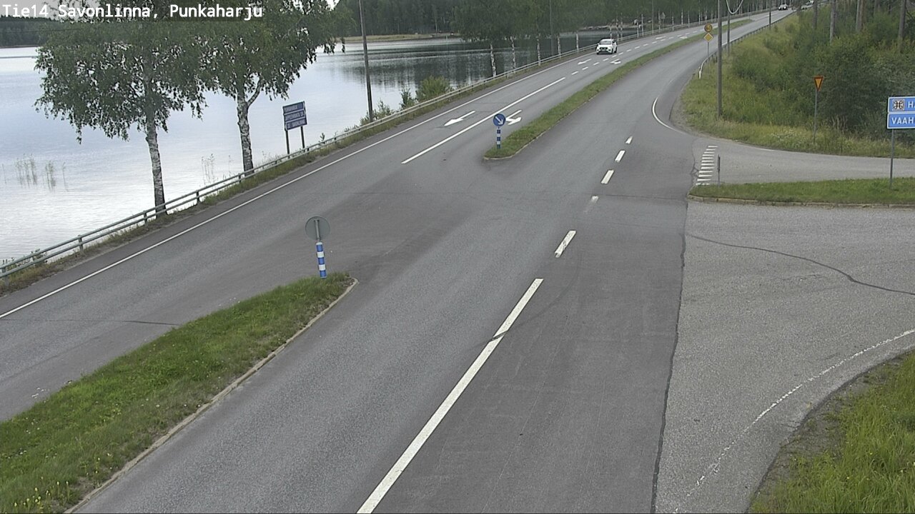 Weather Camera Image Road 14 Savonlinna, Punkaharju, Savonlinna, Etelä-Savo