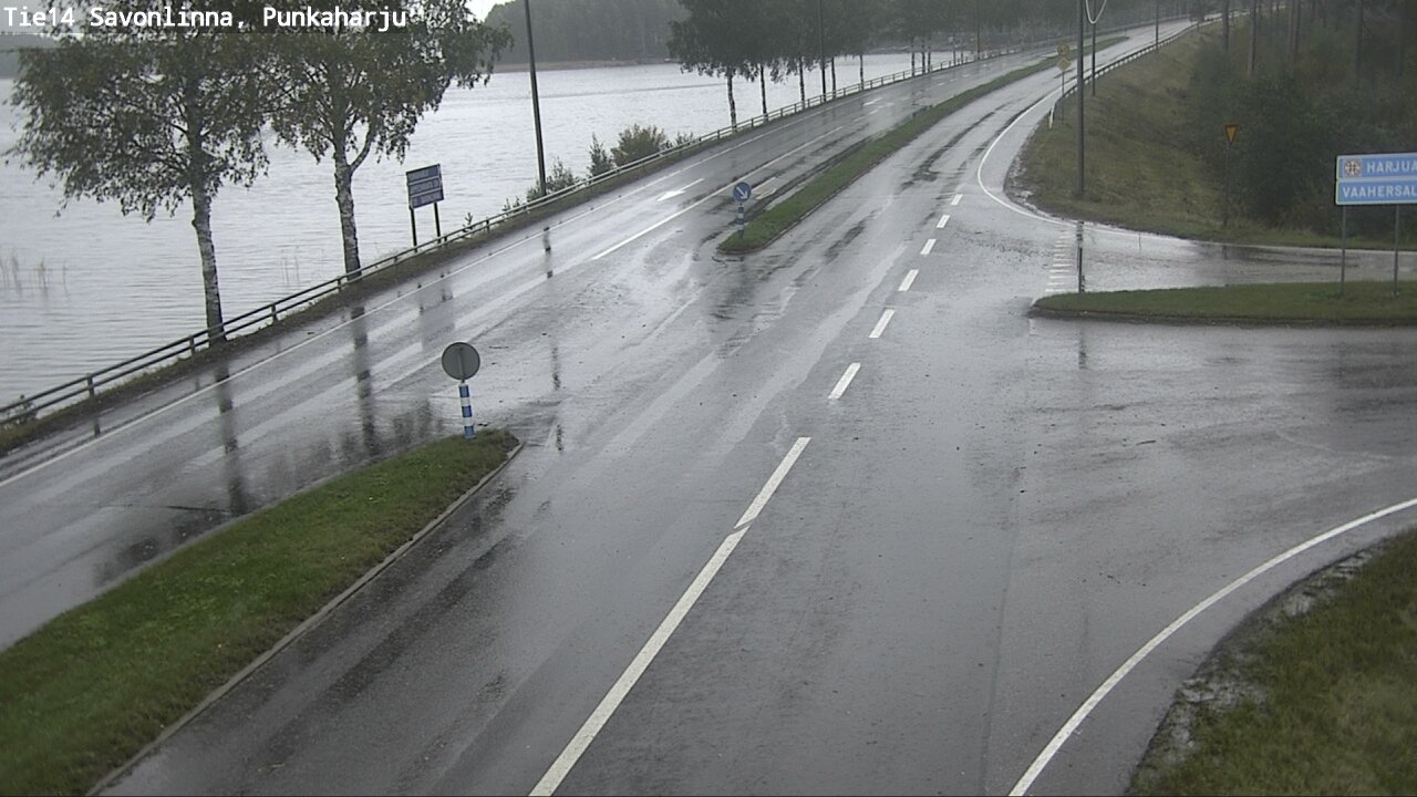 Weather Camera Image Väg 14 Savonlinna, Punkaharju, Savonlinna, Etelä-Savo
