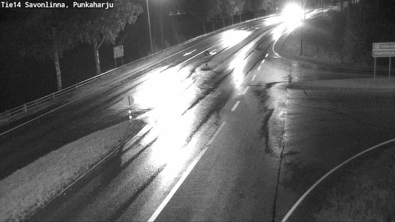 Weather Camera Image Väg 14 Savonlinna, Punkaharju, Savonlinna, Etelä-Savo