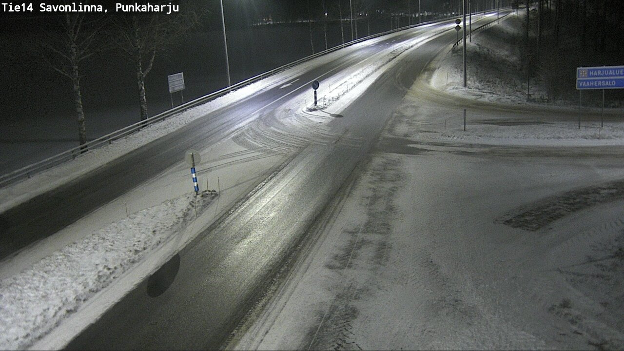 Weather Camera Image Väg 14 Savonlinna, Punkaharju, Savonlinna, Etelä-Savo