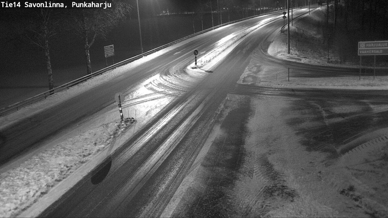 Weather Camera Image Väg 14 Savonlinna, Punkaharju, Savonlinna, Etelä-Savo