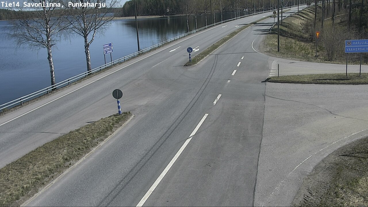 Weather Camera Image Väg 14 Savonlinna, Punkaharju, Savonlinna, Etelä-Savo