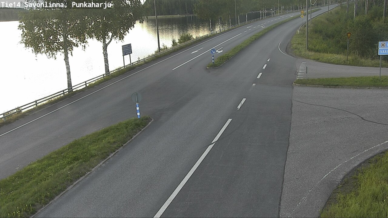 Weather Camera Image Road 14 Savonlinna, Punkaharju, Savonlinna, Etelä-Savo