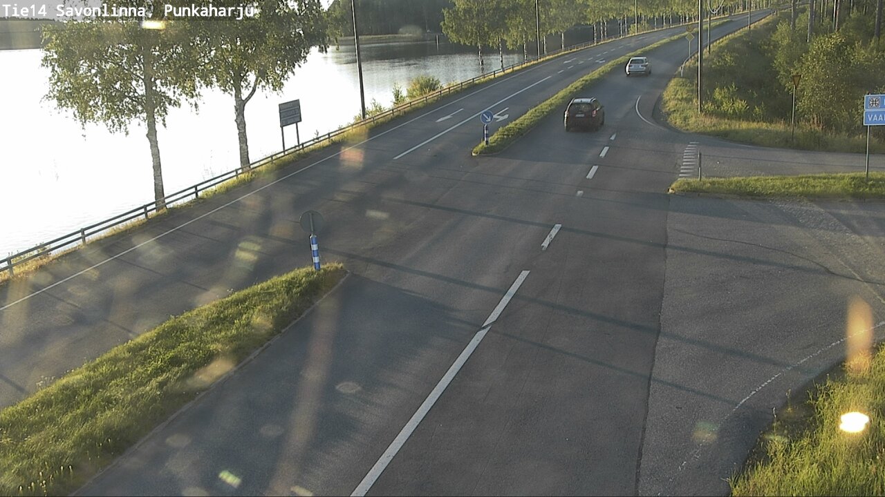 Weather Camera Image Road 14 Savonlinna, Punkaharju, Savonlinna, Etelä-Savo