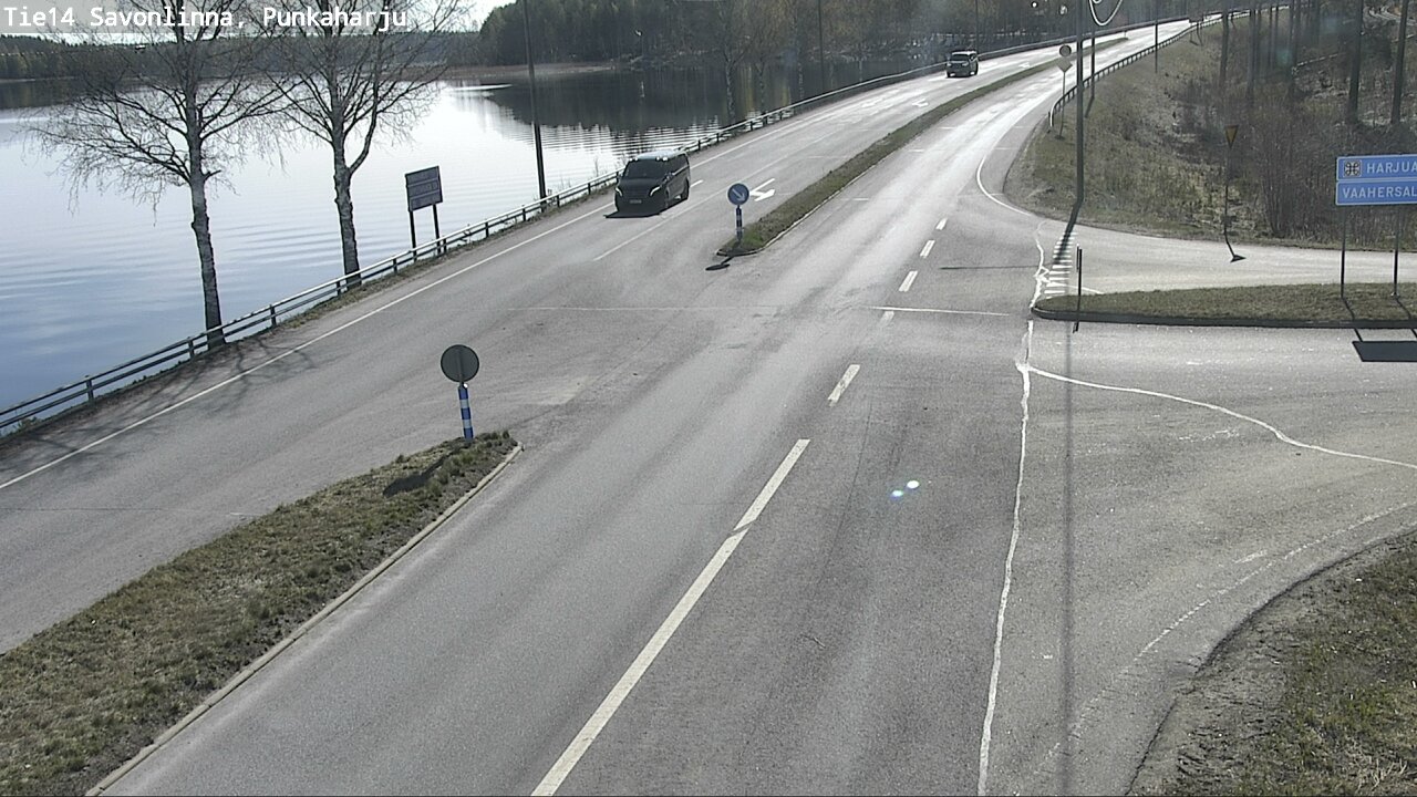 Weather Camera Image Väg 14 Savonlinna, Punkaharju, Savonlinna, Etelä-Savo
