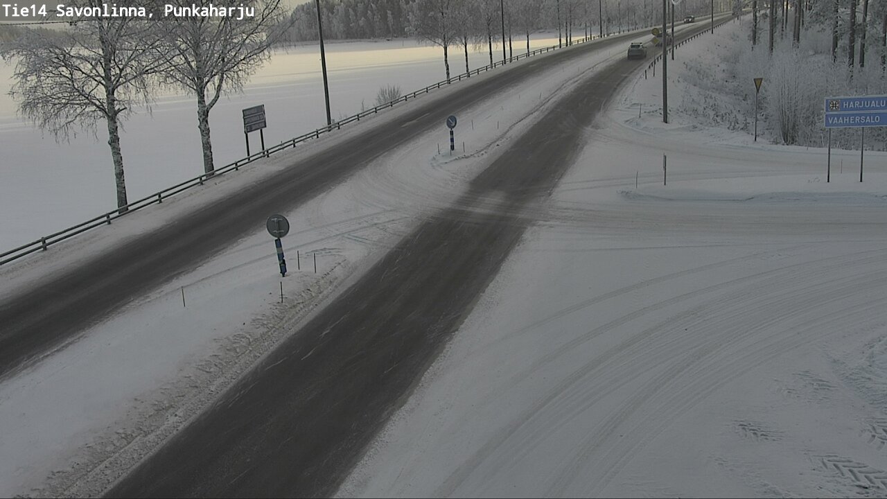 Weather Camera Image Road 14 Savonlinna, Punkaharju, Savonlinna, Etelä-Savo
