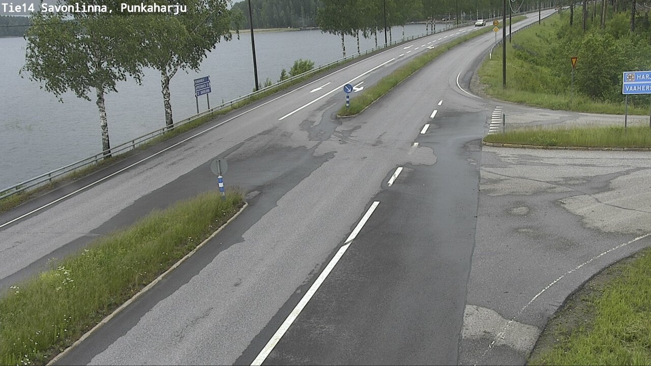 Weather Camera Image Väg 14 Savonlinna, Punkaharju, Savonlinna, Etelä-Savo