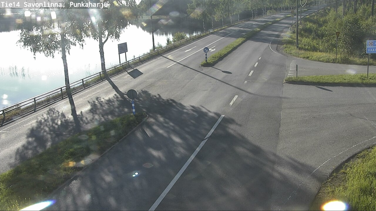 Weather Camera Image Road 14 Savonlinna, Punkaharju, Savonlinna, Etelä-Savo