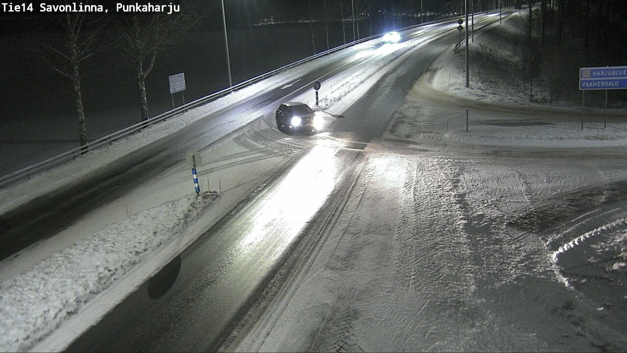 Weather Camera Image Väg 14 Savonlinna, Punkaharju, Savonlinna, Etelä-Savo