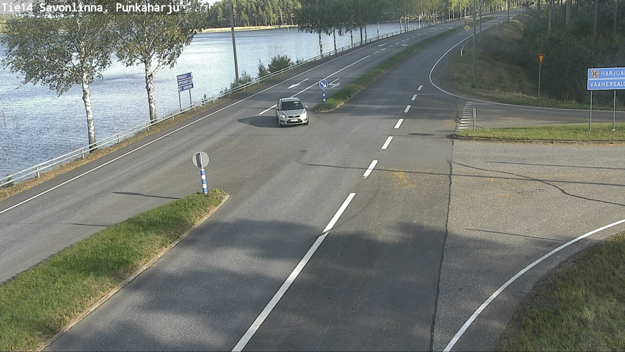 Weather Camera Image Road 14 Savonlinna, Punkaharju, Savonlinna, Etelä-Savo