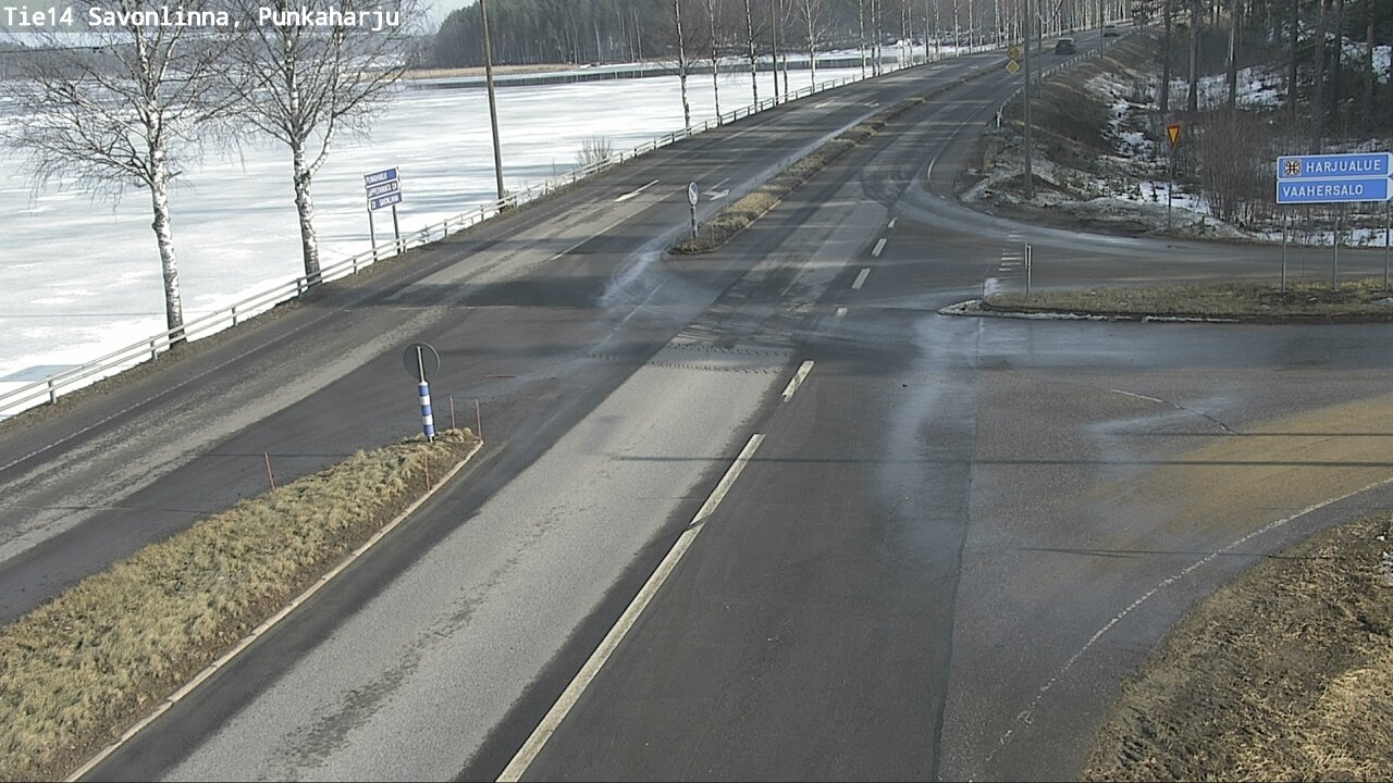 Weather Camera Image Road 14 Savonlinna, Punkaharju, Savonlinna, Etelä-Savo
