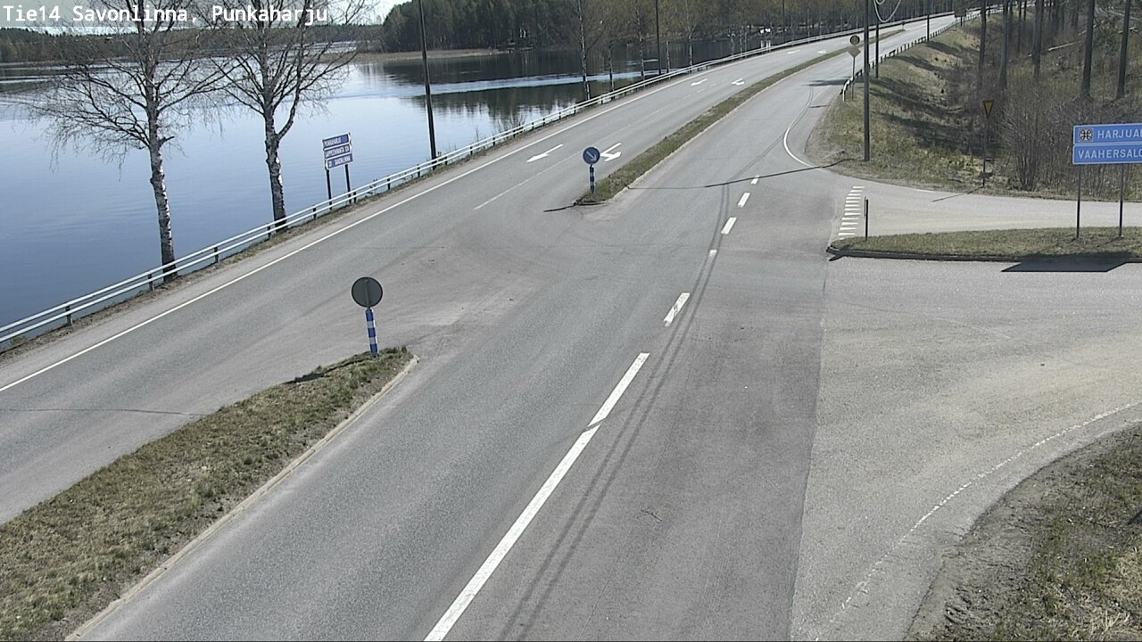 Weather Camera Image Väg 14 Savonlinna, Punkaharju, Savonlinna, Etelä-Savo