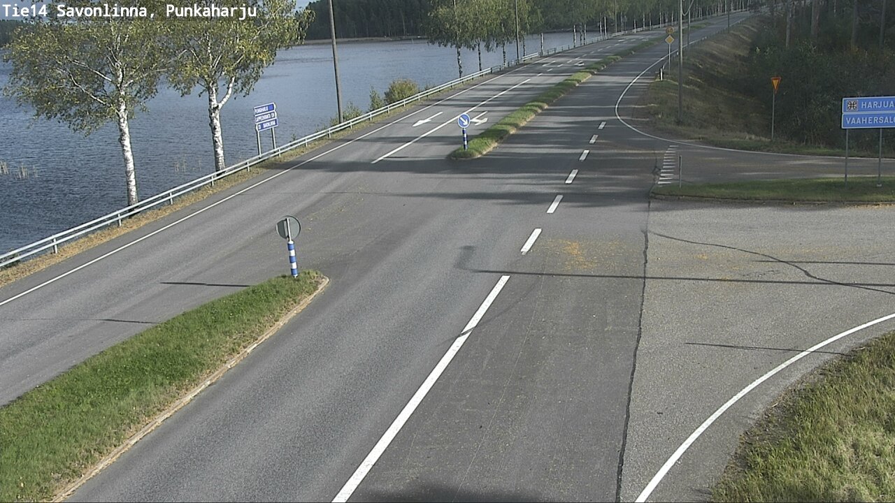 Weather Camera Image Road 14 Savonlinna, Punkaharju, Savonlinna, Etelä-Savo