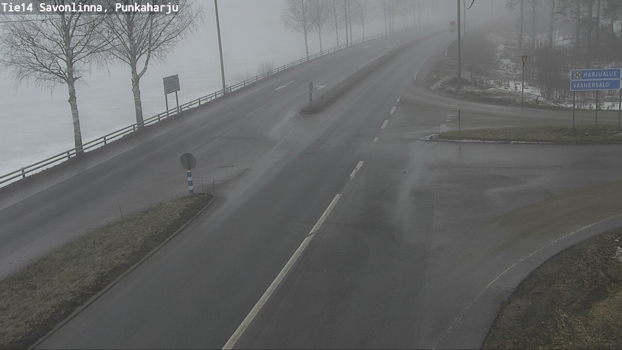 Weather Camera Image Väg 14 Savonlinna, Punkaharju, Savonlinna, Etelä-Savo