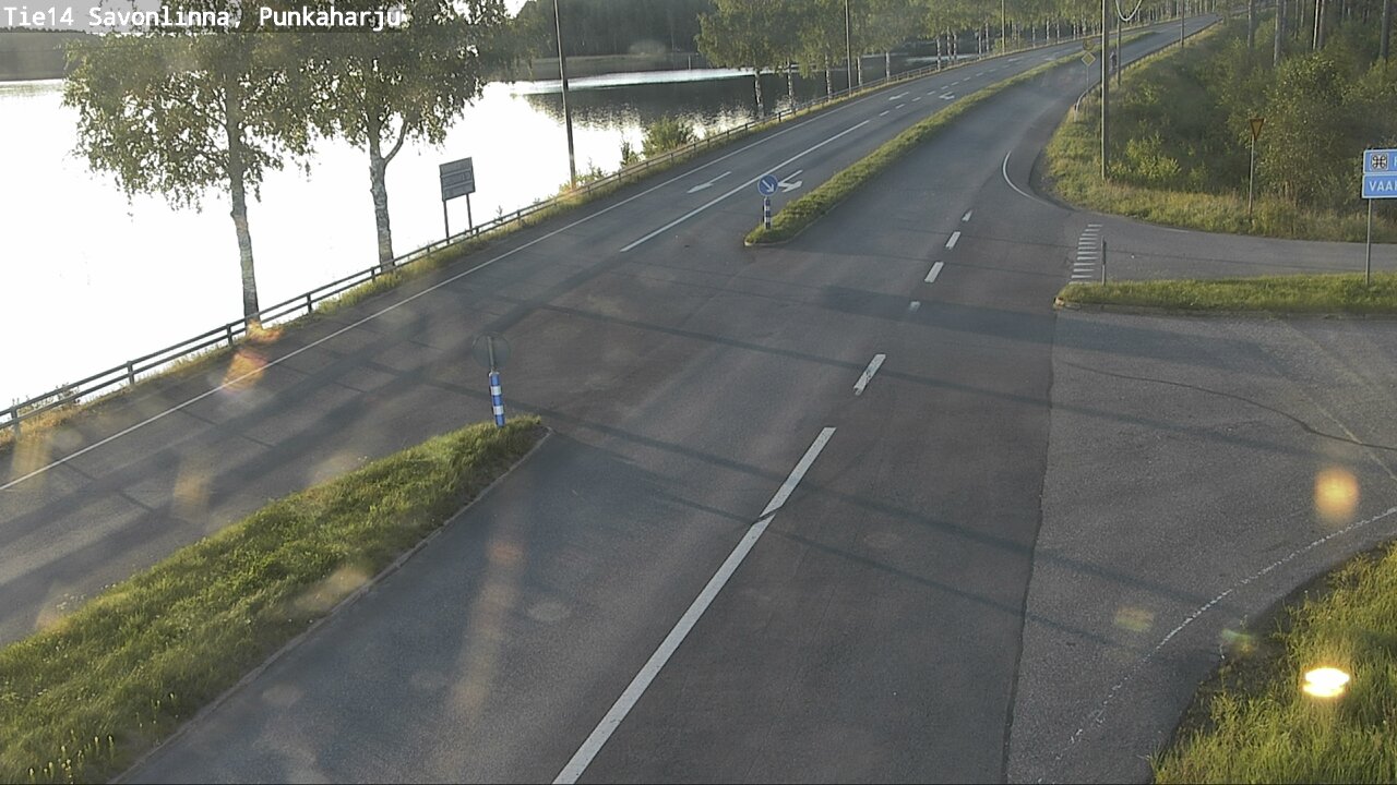 Weather Camera Image Road 14 Savonlinna, Punkaharju, Savonlinna, Etelä-Savo