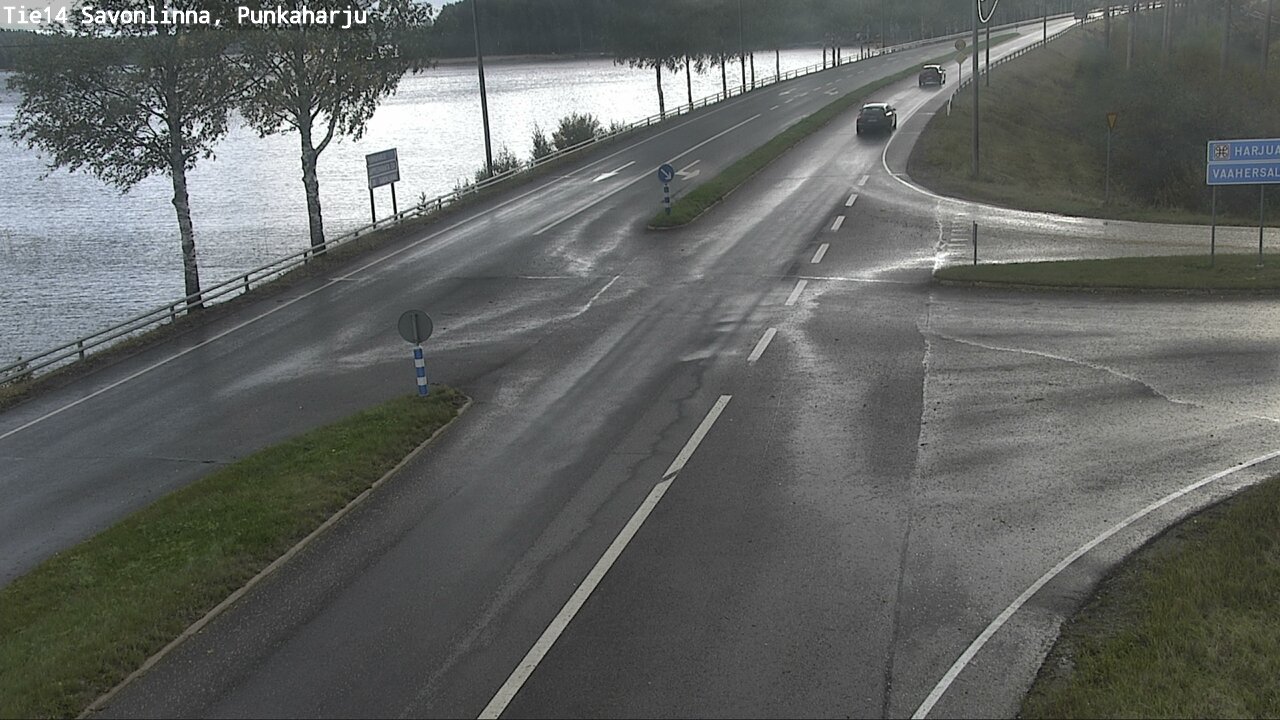 Weather Camera Image Väg 14 Savonlinna, Punkaharju, Savonlinna, Etelä-Savo