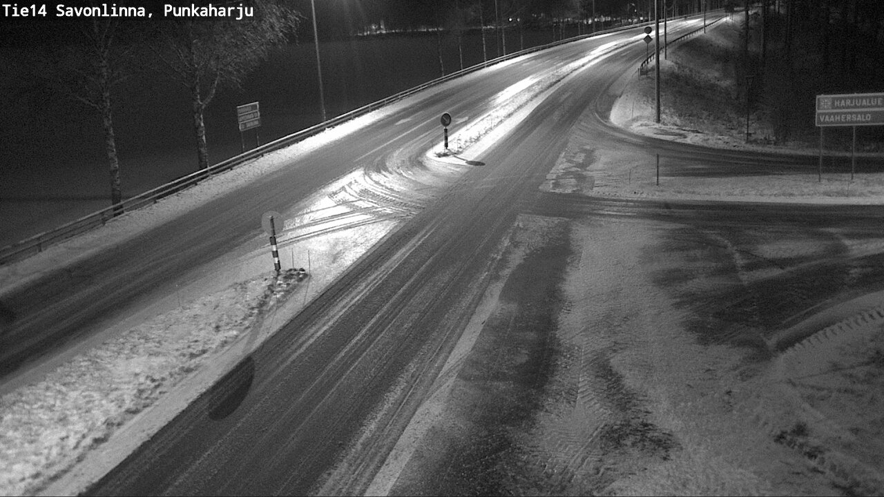 Weather Camera Image Väg 14 Savonlinna, Punkaharju, Savonlinna, Etelä-Savo