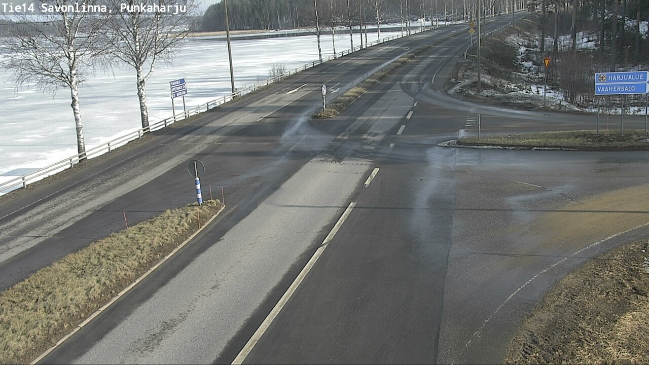 Weather Camera Image Road 14 Savonlinna, Punkaharju, Savonlinna, Etelä-Savo