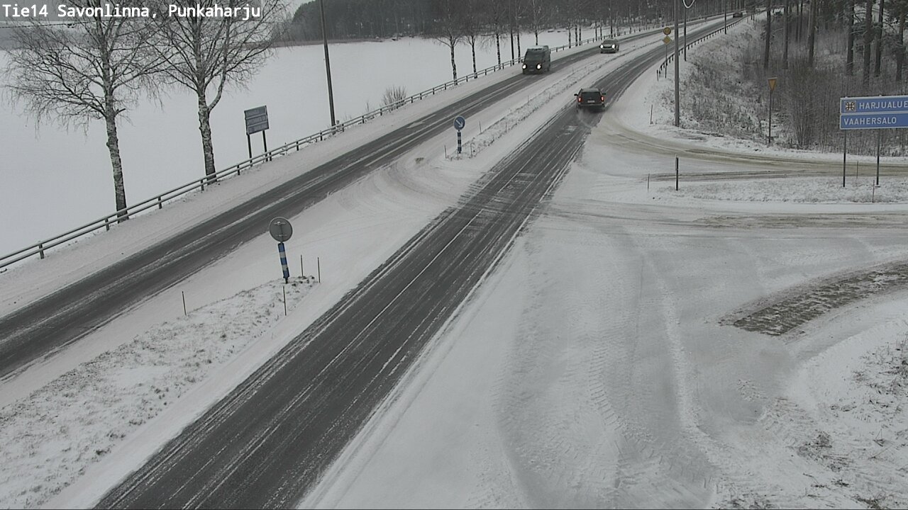 Weather Camera Image Väg 14 Savonlinna, Punkaharju, Savonlinna, Etelä-Savo