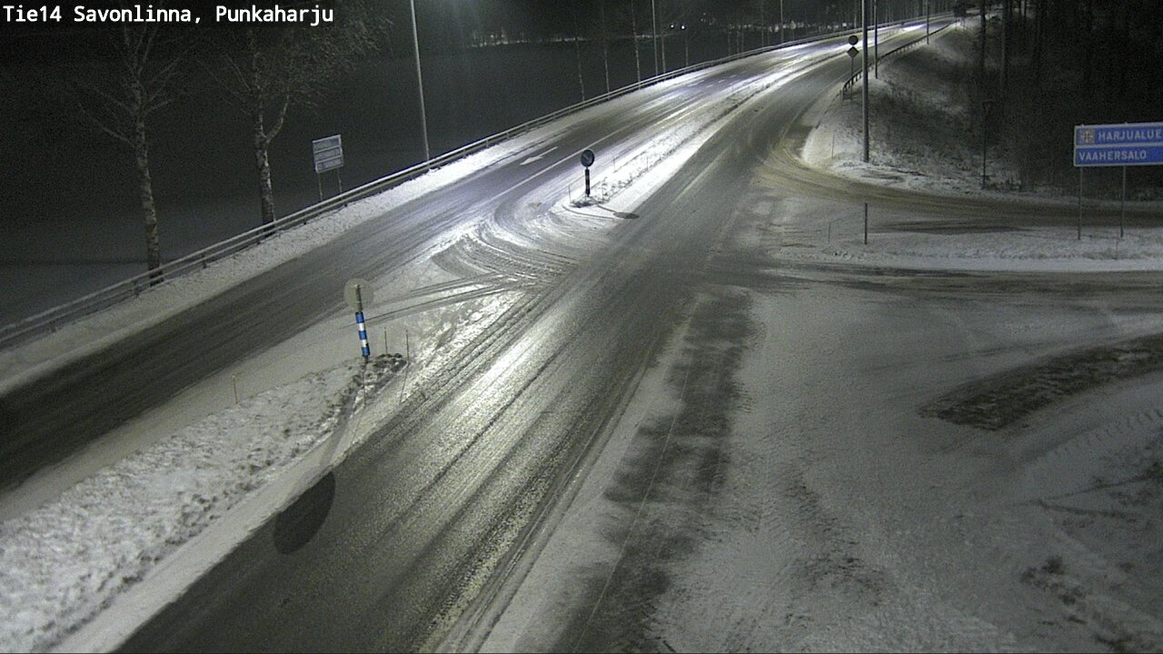 Weather Camera Image Väg 14 Savonlinna, Punkaharju, Savonlinna, Etelä-Savo