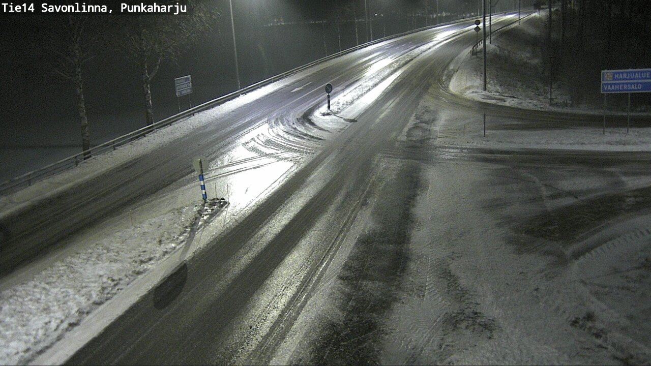Weather Camera Image Väg 14 Savonlinna, Punkaharju, Savonlinna, Etelä-Savo