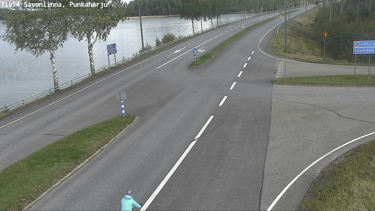 Weather Camera Image Väg 14 Savonlinna, Punkaharju, Savonlinna, Etelä-Savo