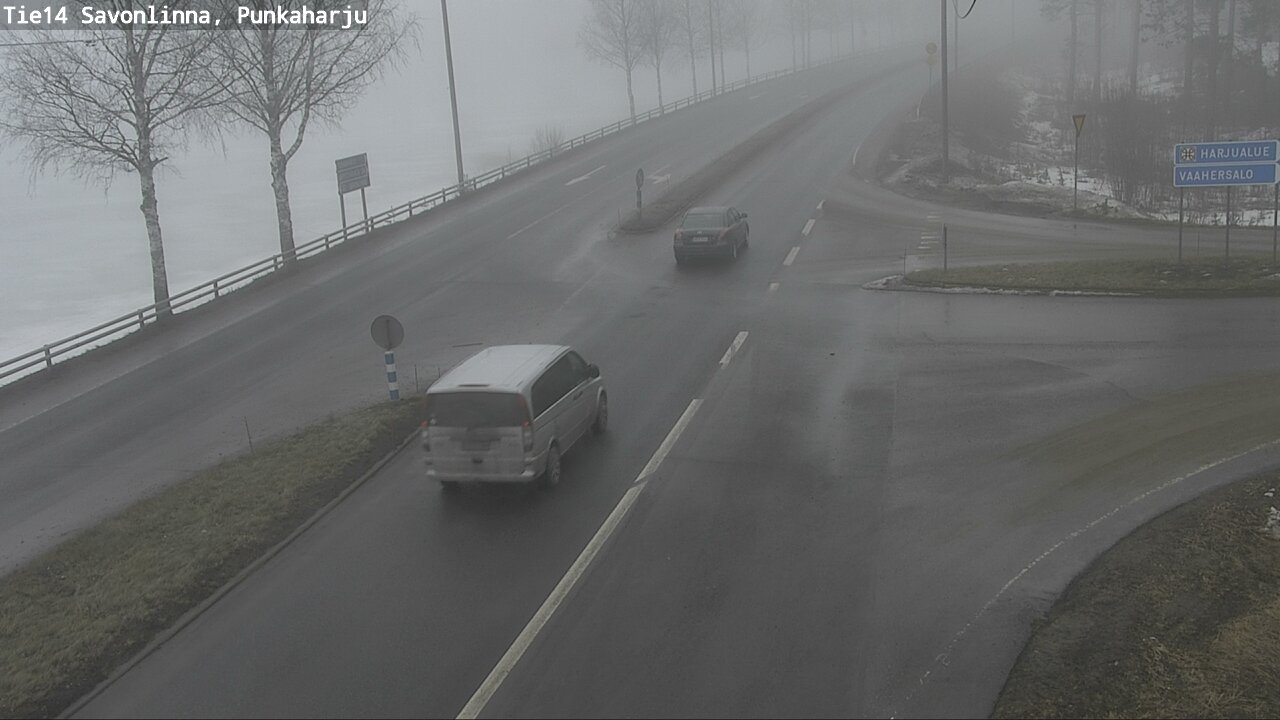 Weather Camera Image Väg 14 Savonlinna, Punkaharju, Savonlinna, Etelä-Savo