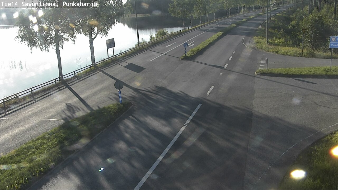 Weather Camera Image Road 14 Savonlinna, Punkaharju, Savonlinna, Etelä-Savo