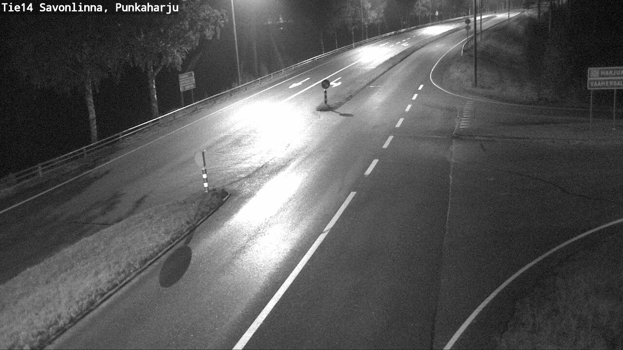 Weather Camera Image Väg 14 Savonlinna, Punkaharju, Savonlinna, Etelä-Savo