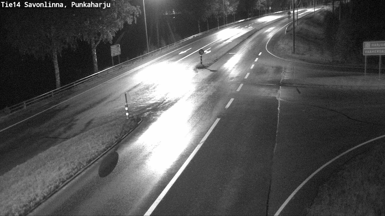 Weather Camera Image Väg 14 Savonlinna, Punkaharju, Savonlinna, Etelä-Savo