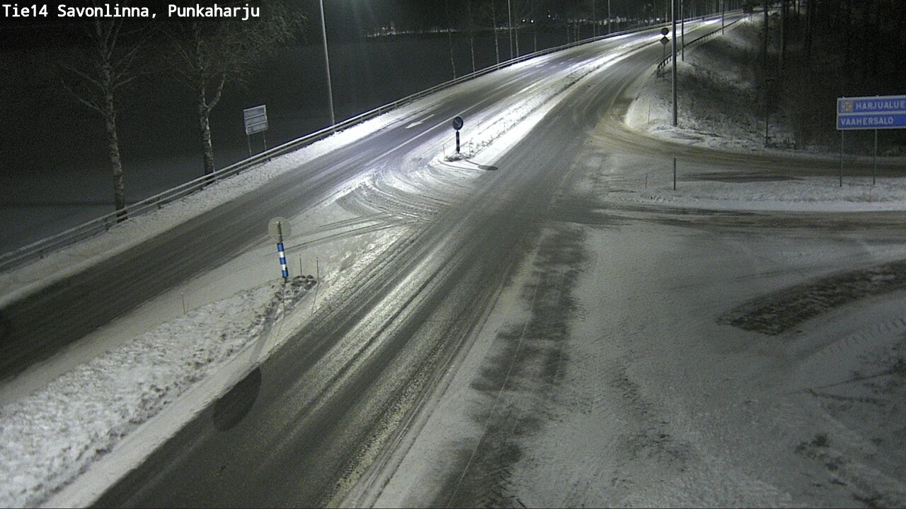 Weather Camera Image Väg 14 Savonlinna, Punkaharju, Savonlinna, Etelä-Savo