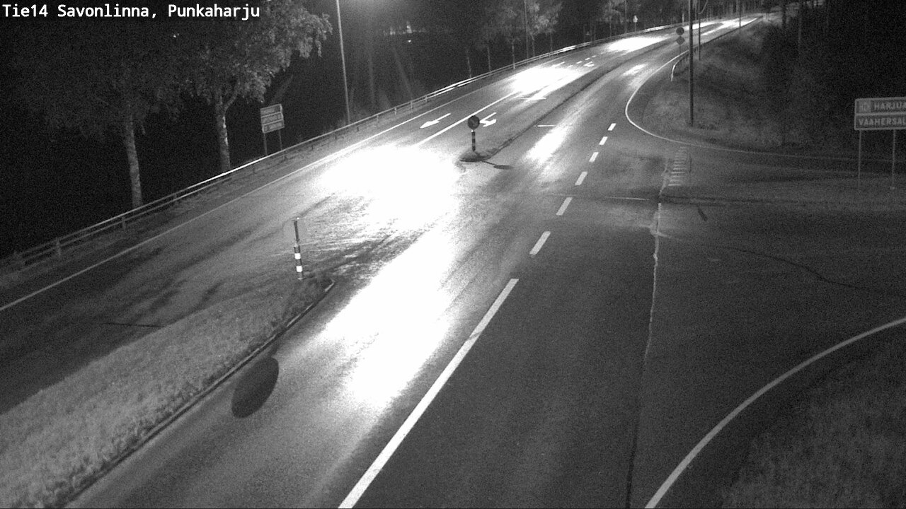 Weather Camera Image Väg 14 Savonlinna, Punkaharju, Savonlinna, Etelä-Savo