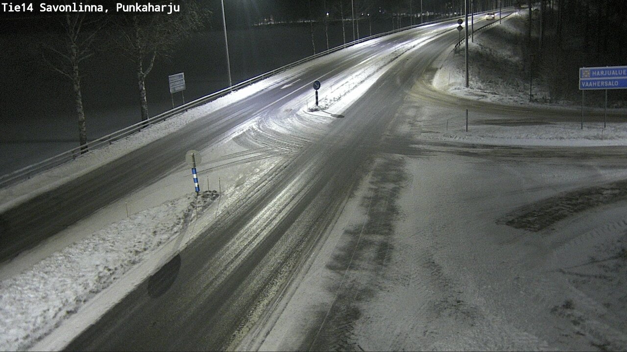 Weather Camera Image Väg 14 Savonlinna, Punkaharju, Savonlinna, Etelä-Savo