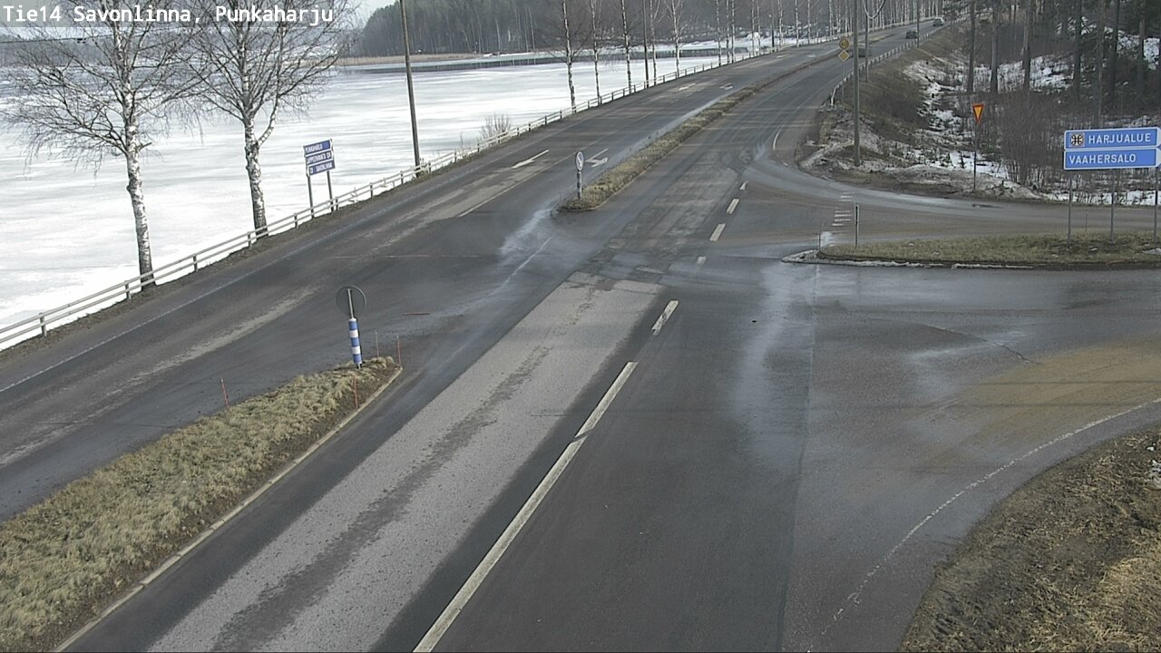 Weather Camera Image Road 14 Savonlinna, Punkaharju, Savonlinna, Etelä-Savo