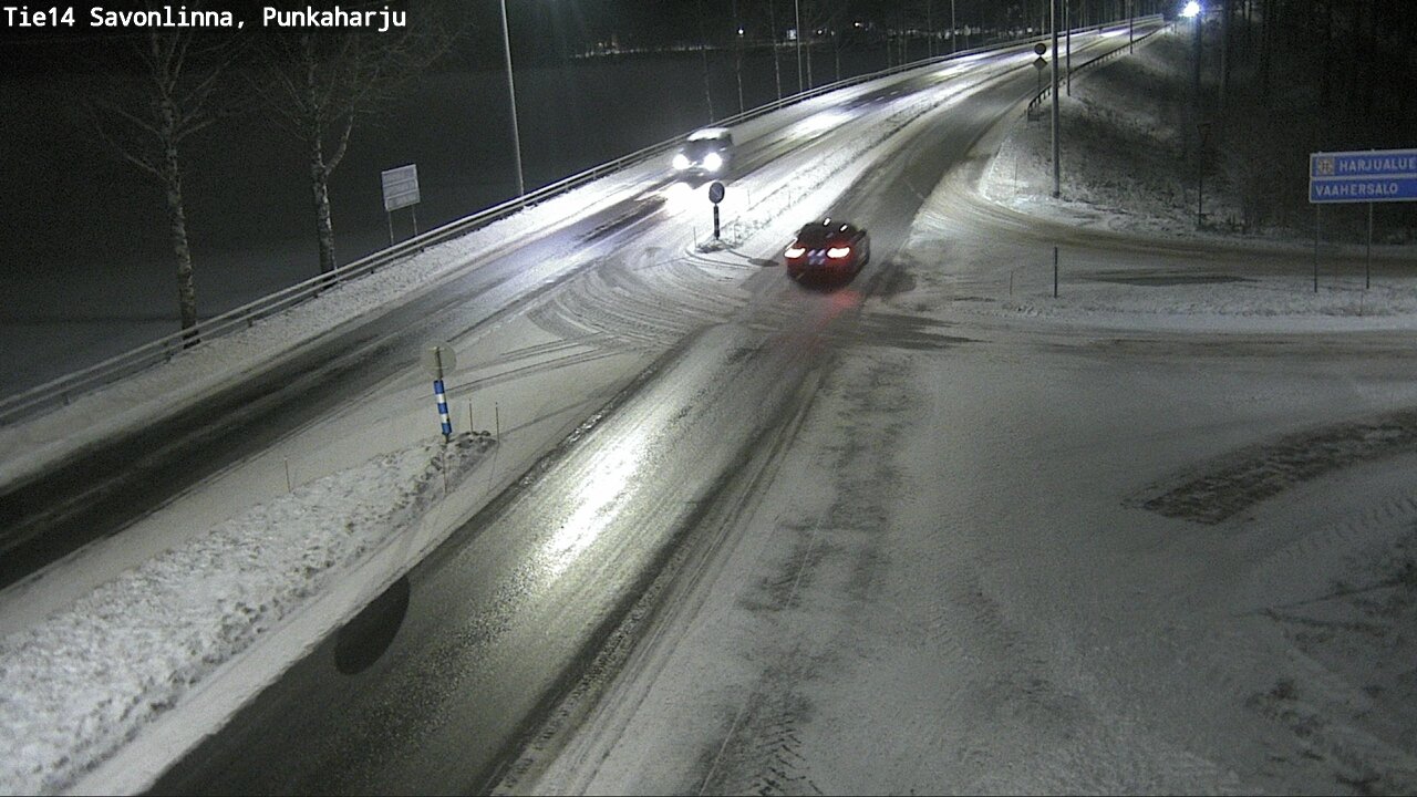 Weather Camera Image Väg 14 Savonlinna, Punkaharju, Savonlinna, Etelä-Savo