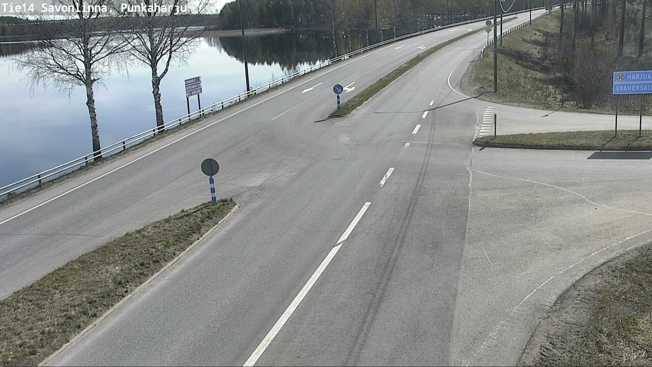 Weather Camera Image Väg 14 Savonlinna, Punkaharju, Savonlinna, Etelä-Savo