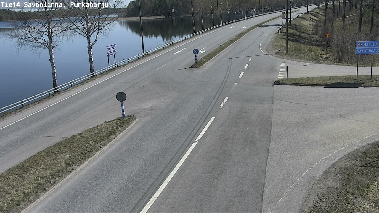 Weather Camera Image Väg 14 Savonlinna, Punkaharju, Savonlinna, Etelä-Savo