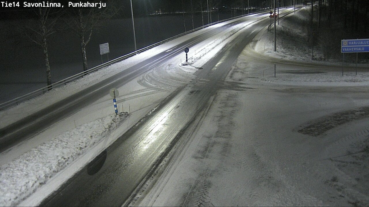Weather Camera Image Väg 14 Savonlinna, Punkaharju, Savonlinna, Etelä-Savo
