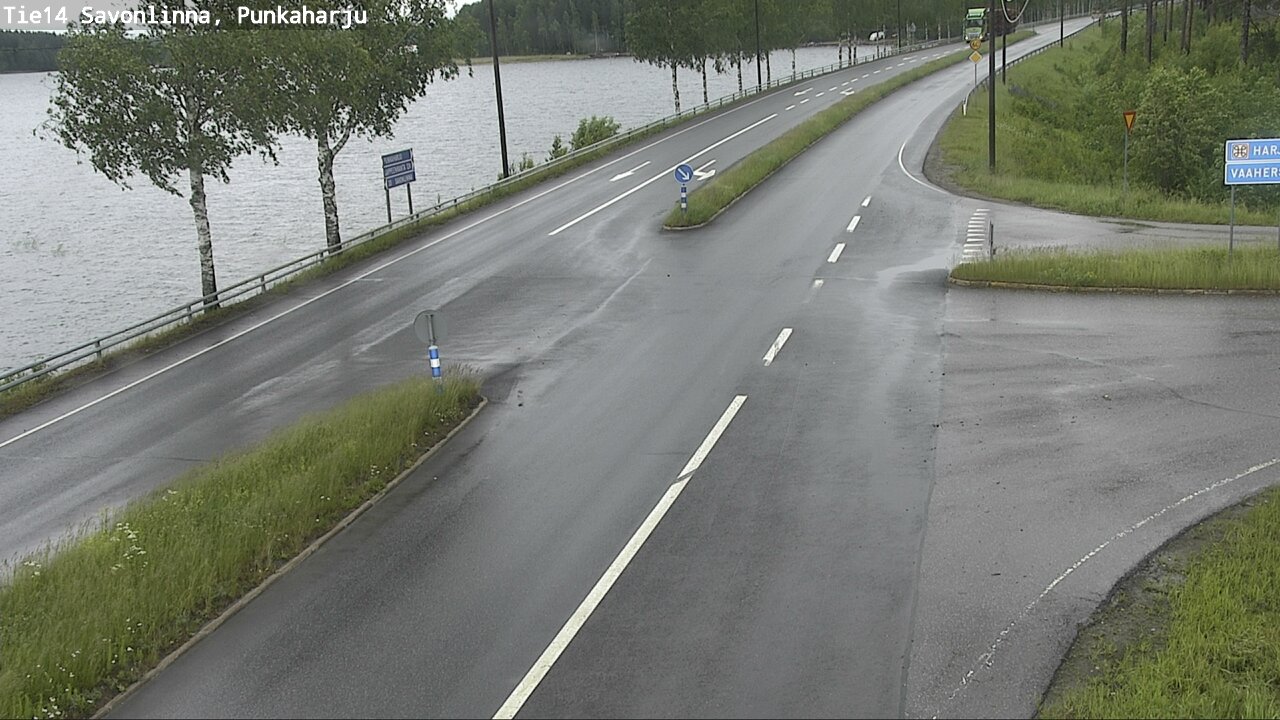 Weather Camera Image Väg 14 Savonlinna, Punkaharju, Savonlinna, Etelä-Savo